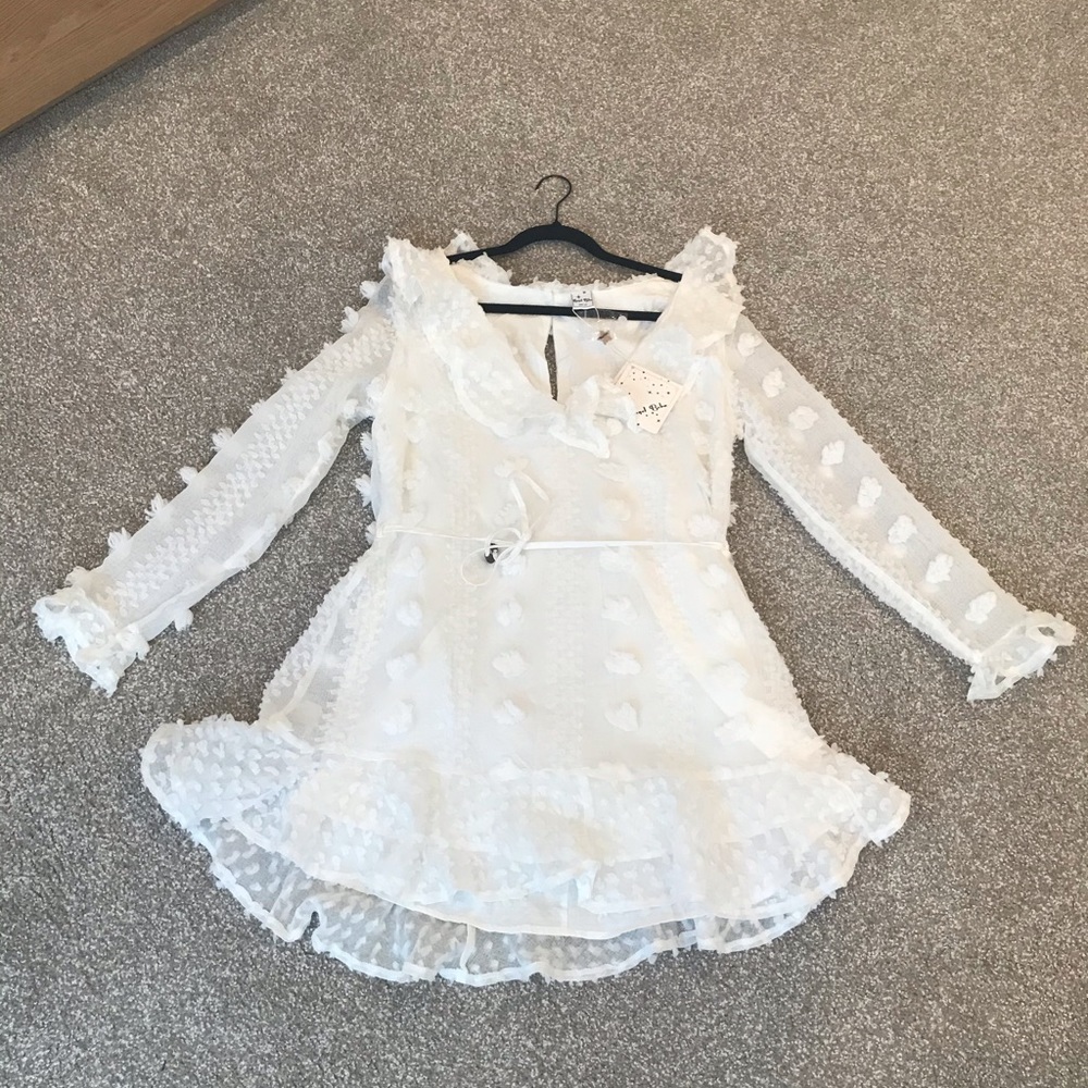 Runway Scout white dress!